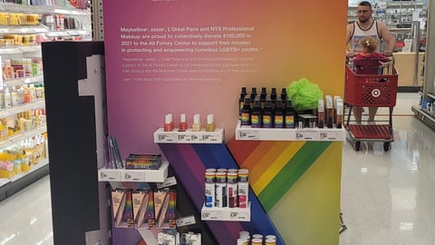 L'Oreal Ali Forney Center Endcap 